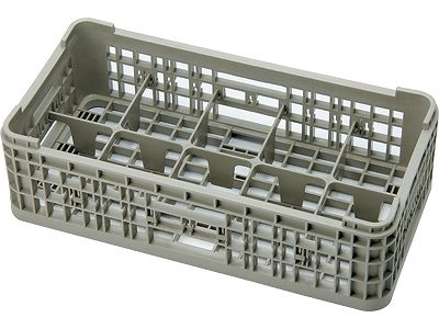 サイクル洗浄ラック 10仕切り ハーフ HK-331-10(011621-001)