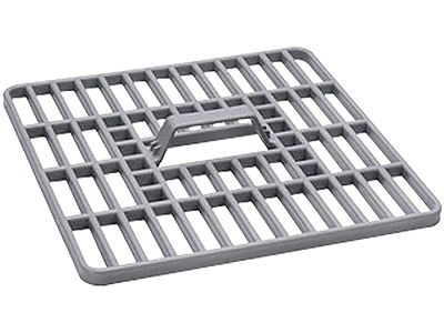 BK ラック押さえ蓋 455×455mm ポリプロピレン製 (039044-002)