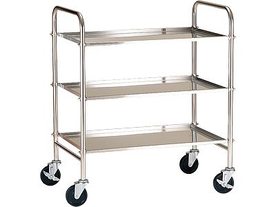 MT 18-8 ステンキッチンワゴン MT-3(007285-002)
