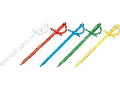 大ピックスサーベル 78mm 5色混色 入数：1セット(1000入) (027257-001)の通販は 5,143円