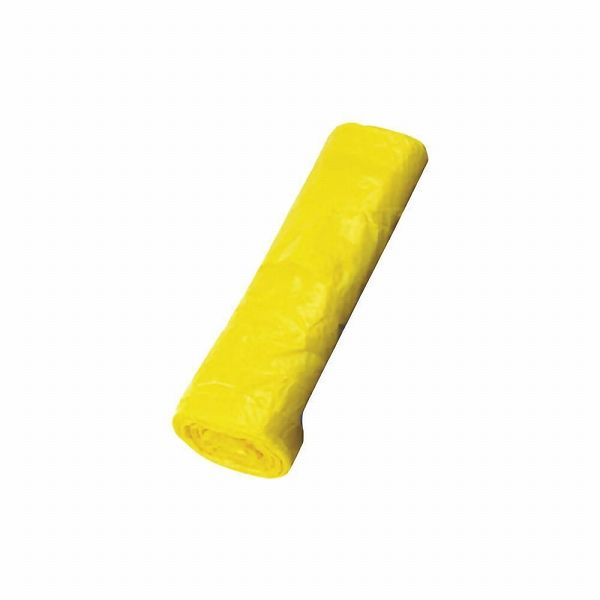 使い捨てカラーエプロン 黄 ショート 入数：1セット(200枚×5ロール) (004790-002)