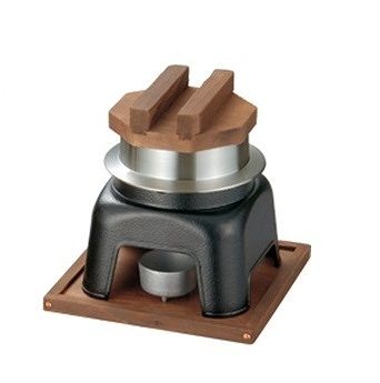 アルミお釜かまどセット 黒 大 1合 (006346-000)の通販は