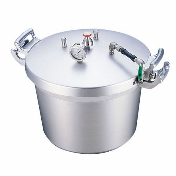 アルミ業務用圧力鍋 50L 第2安全装置付 AAT15050