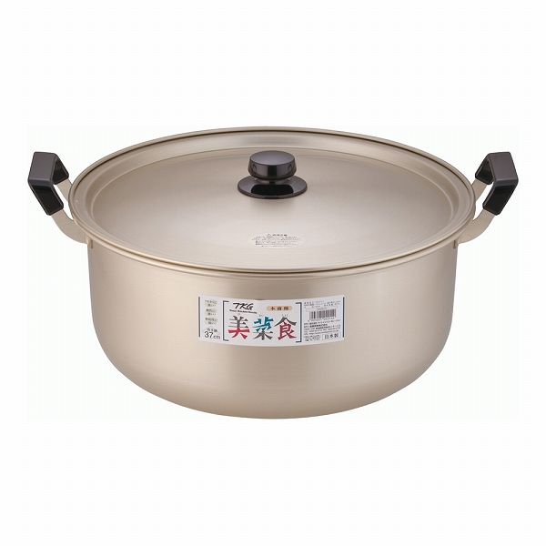 ホクア TKG 美菜食 両手鍋 37cm 本しゅう酸 AAZ0111 21,409円