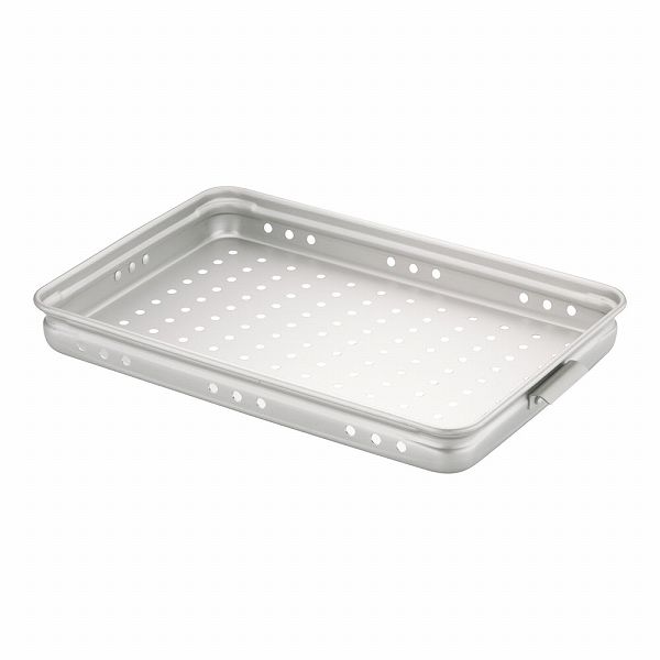 アカオ(AKAO) アルミ穴明手付番重 大60 板取手 ABV60106