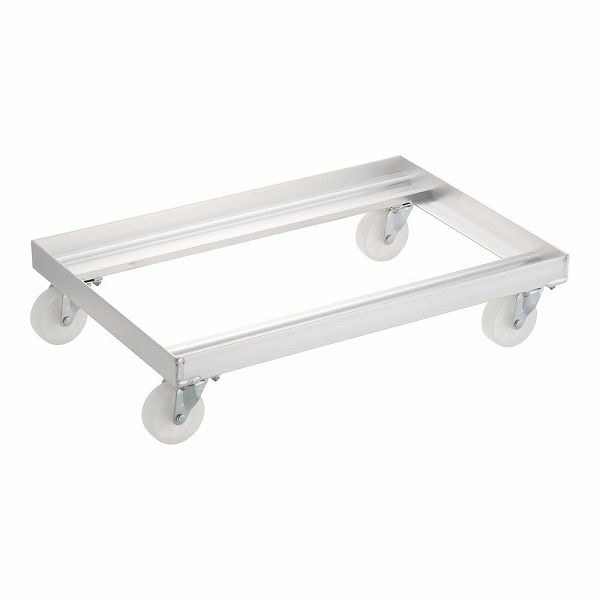 アルミ製平台車 565×380mm 番重・コンテナ用 ADI2302の通販は 16,500円