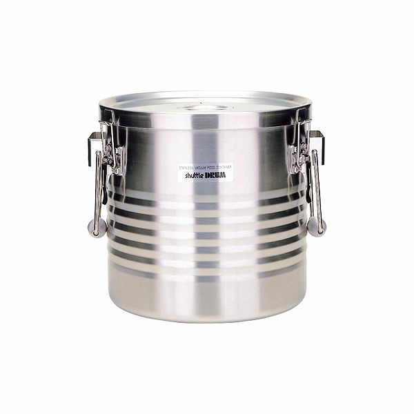 サーモス(THERMOS) 18-8 高性能保温食缶 シャトルドラム 12L 手付 JIK-W12(ADV014)