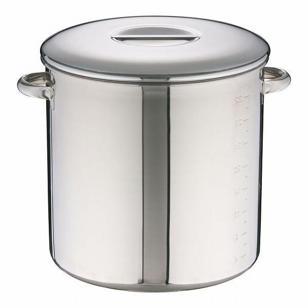 エコクリーン 18-8内蓋式キッチンポット 36cm 目盛付/手付 AEK1114の通販は 51,480円