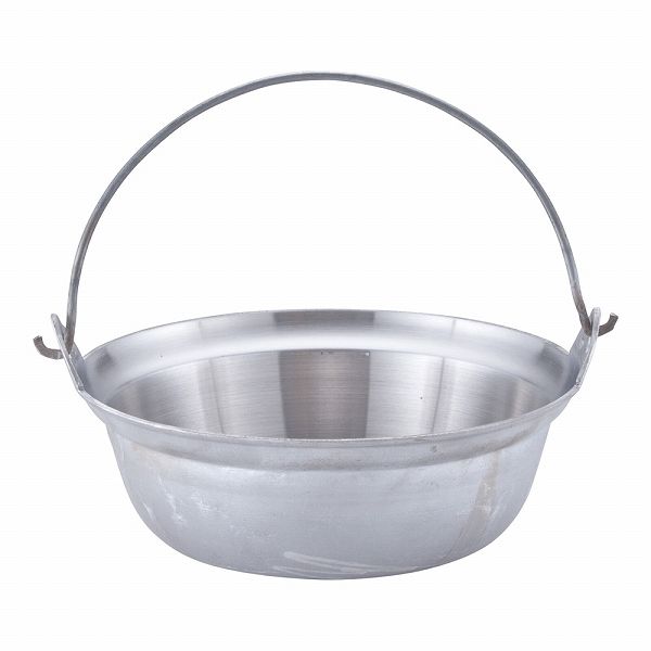 ナカオ アルミイモノ 吊付円付鍋 30cm AEV12030の通販は