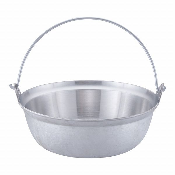 ナカオ アルミイモノ 吊付円付鍋 42cm AEV12042