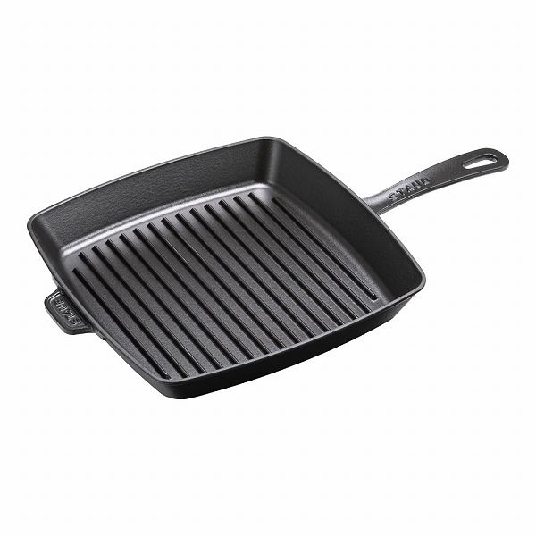 ストウブ(Staub) アメリカングリル ブラック 30cm 鋳鉄 40501-107