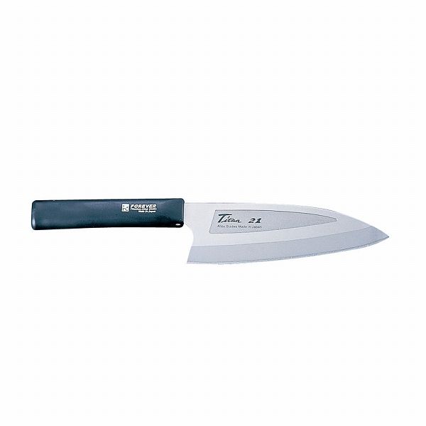中出刃包丁 16cm 片刃/銀チタン CGT-16DY(AGV0201) 24,750円