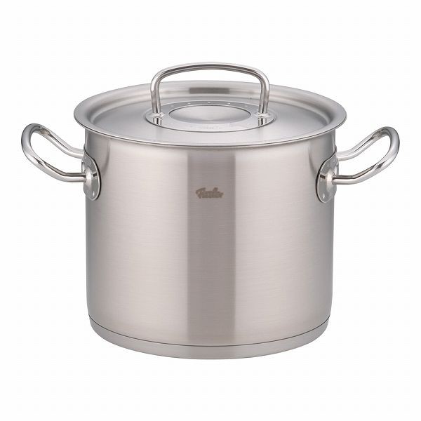 Fissler(フィスラー) NEWプロコレクション(三層構造) 18-10ストックポット 20cm 蓋付 84-113(AHI1601)