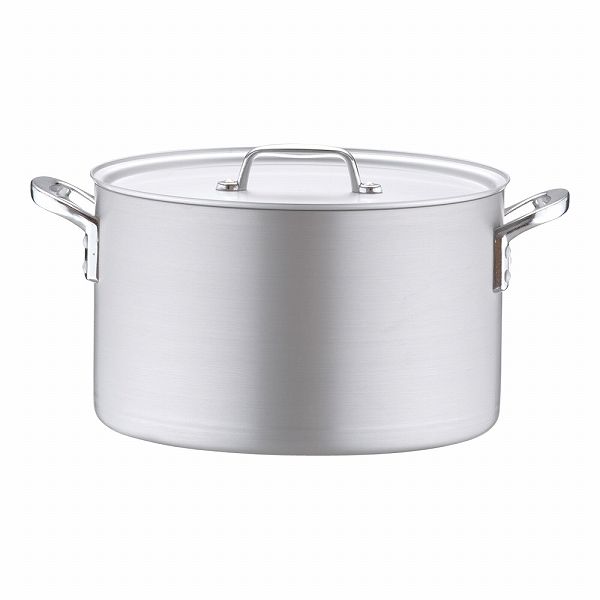 アルミ鍋 北陸アルミ マイスター半寸胴鍋 48cm ※蓋なし 58リットル アルマイト加工 シンプル 北陸アルミニウム アルミ マイスター寸胴鍋 48cm \u203b ガス火専用 AZV2548