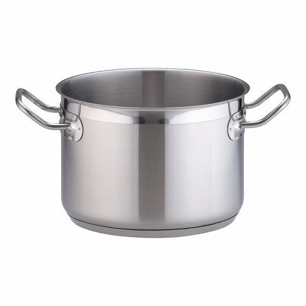 TKG PRO(プロ) 半寸胴鍋 20cm 蓋無 AHV6420