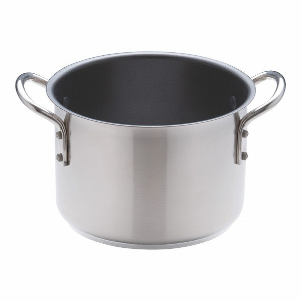 ムラノインダクション テフロンセレクト 18-8半寸胴鍋 20cm 蓋無 AHVA402の通販は