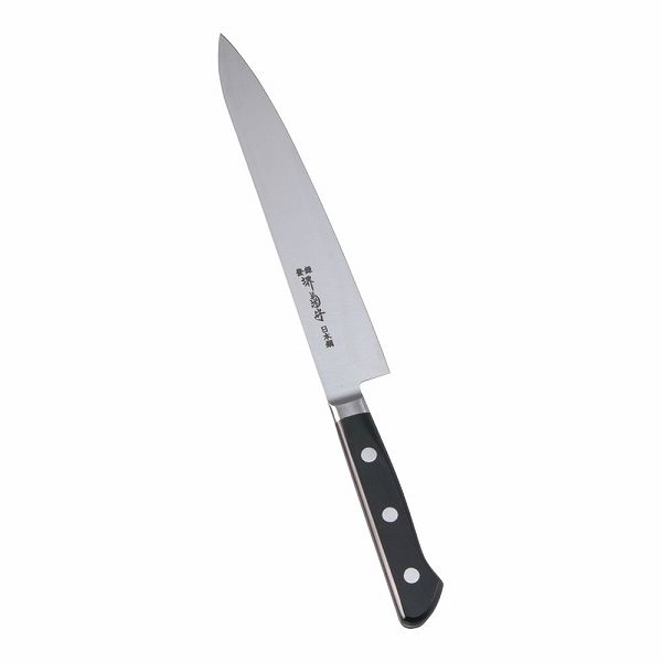 河村刃物 日本鋼 ペティナイフ 18cm 両刃 口金付 AKK5403