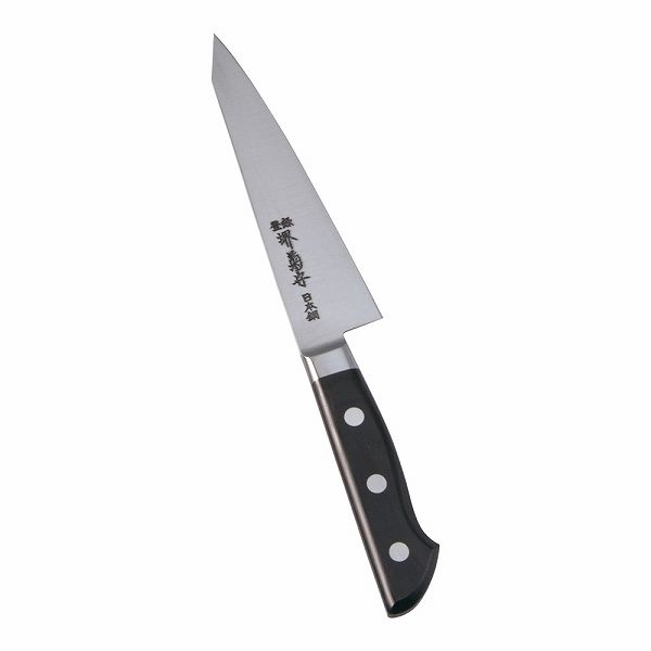 河村刃物 日本鋼 骨スキ 角 15cm 両刃 口金付 AKK5601