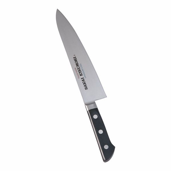 河村刃物 SKKバナジウム鋼 牛刀 21cm 両刃 口金付 AKK6002