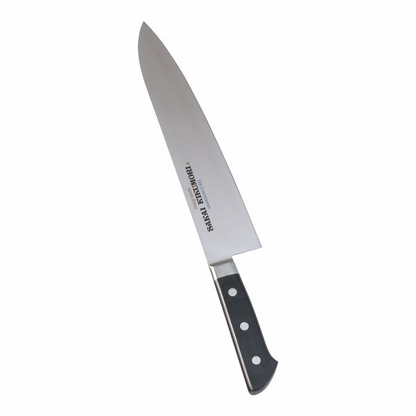 河村刃物 SKKバナジウム鋼 牛刀 27cm 両刃 口金付 AKK6004