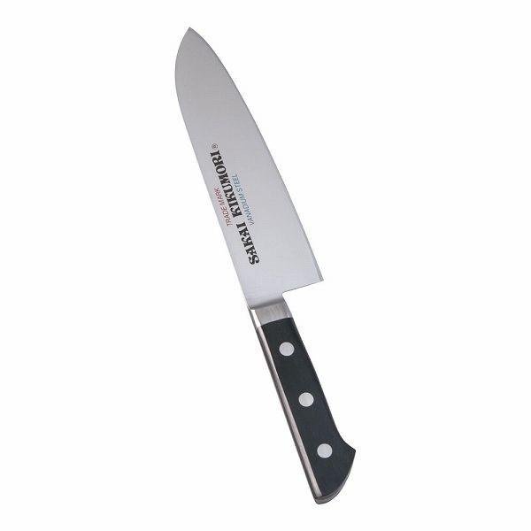 河村刃物 SKKバナジウム鋼 三徳 17.5cm 両刃 口金付 AKK6501