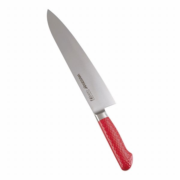 抗菌カラー包丁 牛刀 レッド 27cm MGK-270A(AKL09273A)