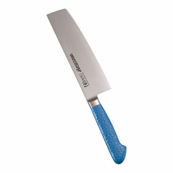 抗菌カラー包丁 菜切 ブルー 18cm MNK-180B(AKL10184H)