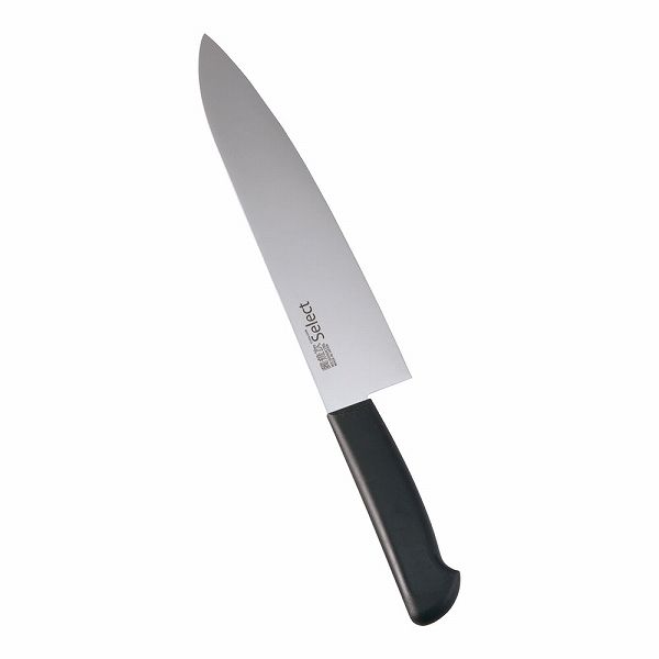 関兼次刃物 カラーセレクト 牛刀 ブラック 24cm 両刃 3016-BK(AKL3010)