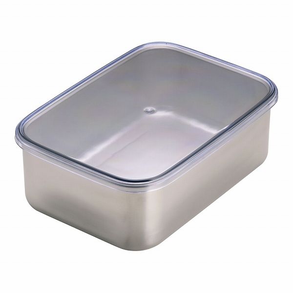 18-8 キッチンバット 深型 大 透明アクリル蓋 AKT35011