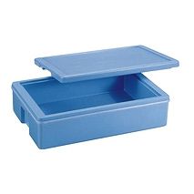 セキスイ(Sekisui) エスレンコンテナ ブルー 平型 フタ付 SP-20-D(AKV39)