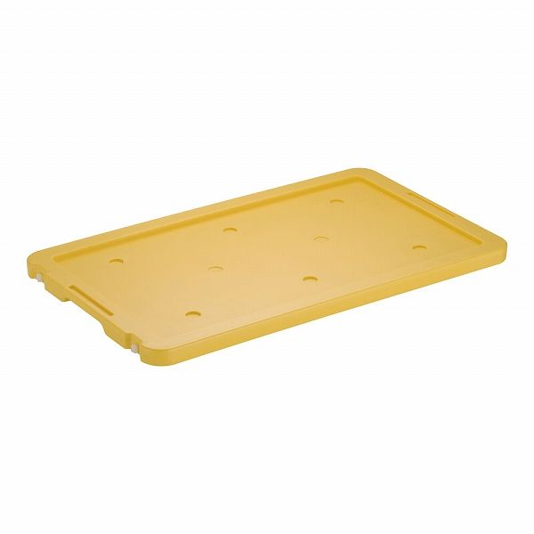 リス(RISU) 食品用コンテナー ホレコン 蓋 イエロー ブロー蓋 R-25(AKVH12)
