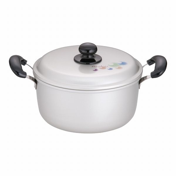 ホクア エシャロット 両手鍋 22cm アルマイト ALY8703