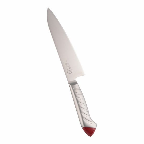 下村工業 龍治 ステンカラー 牛刀 レッド 18cm RYS-13R(ALY8802)