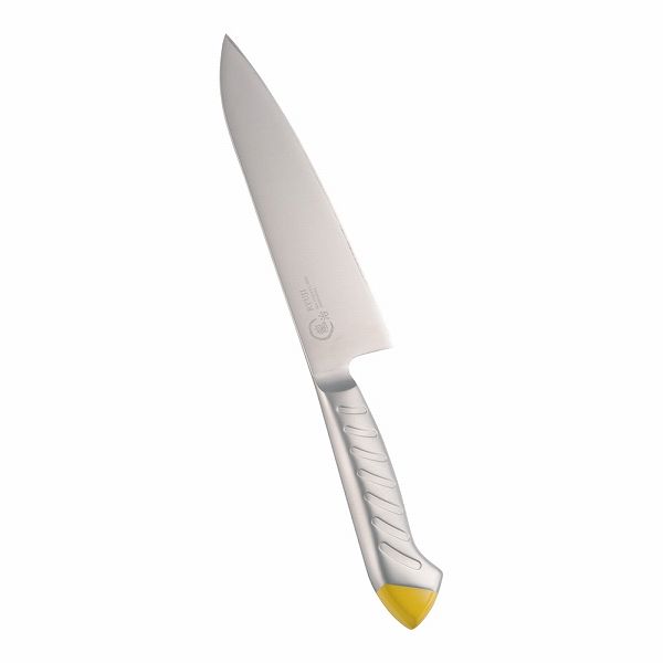 下村工業 龍治 ステンカラー 牛刀 イエロー 18cm RYS-13Y(ALY8803) 8,250円