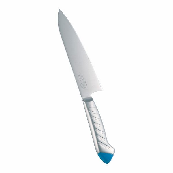 下村工業 龍治 ステンカラー 牛刀 ブルー 18cm RYS-13BL(ALY8805)