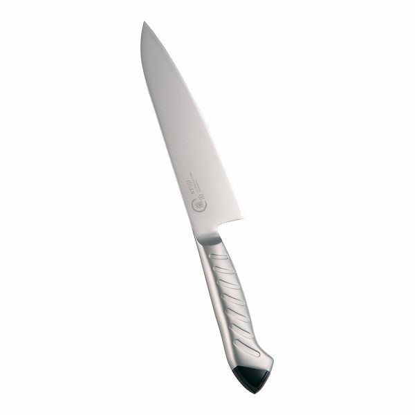 下村工業 龍治 ステンカラー 牛刀 ブラック 18cm RYS-13B(ALY8807)