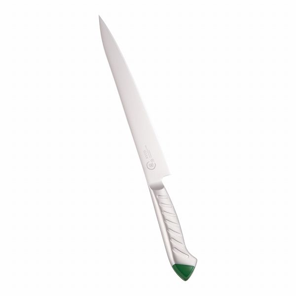 下村工業 龍治 ステンカラー 筋引 グリーン 24cm RYS-22G(ALY9104)