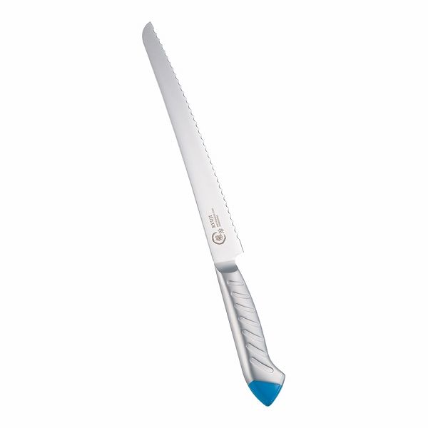 下村工業 龍治 ステンカラー パンスライサー ブルー 23cm RYS-24BL(ALY9205)