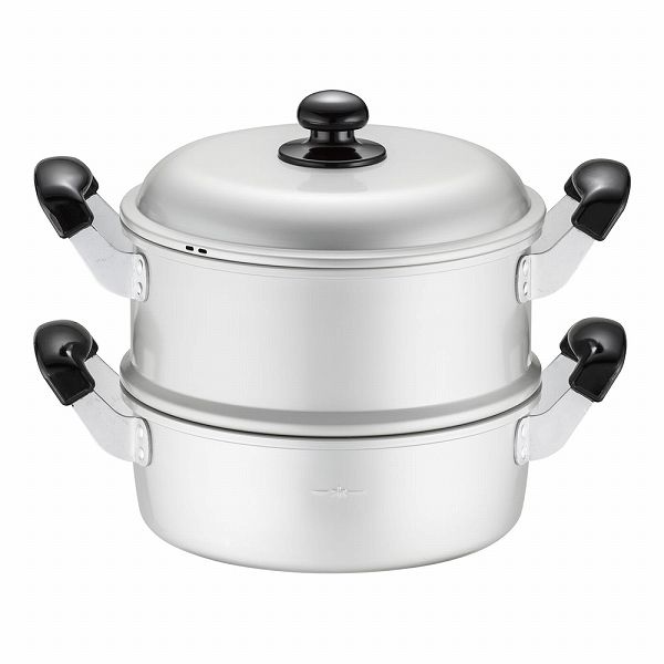 ホクア ゆうげ紀行 蒸し器セット 22cm アルマイト AMSN401の通販は 8,174円