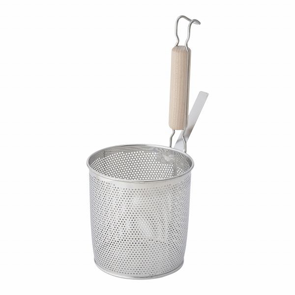 三宝産業 YUKIWA 18-8 パンチング木柄底平煮ざる 中 木柄 ANZ05002の通販は 8,422円