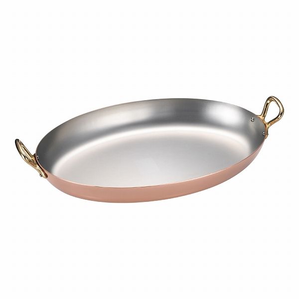 Mauviel カパーイノックス 両手オーバルパン 35cm 6525.35(AOC192)の通販は