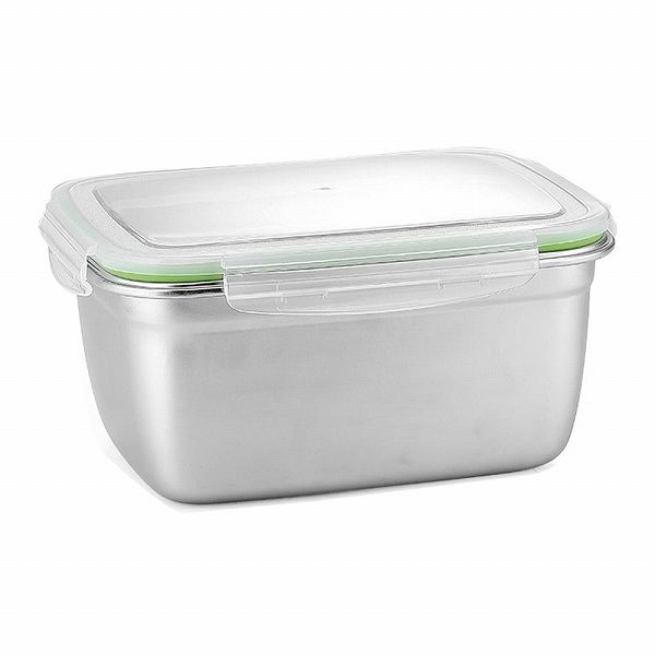 18-8 パッキン付キッチンコンテナ レクタングル 3800ml APK2704