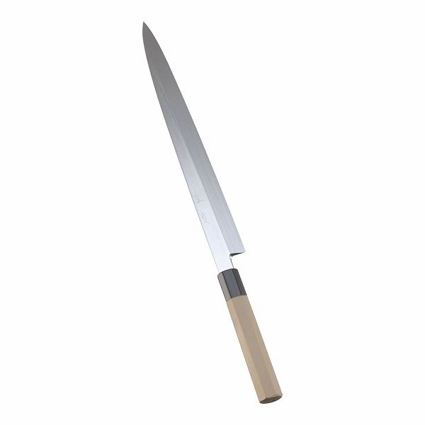 柳刃包丁 佐文 木製サヤ付き330mm