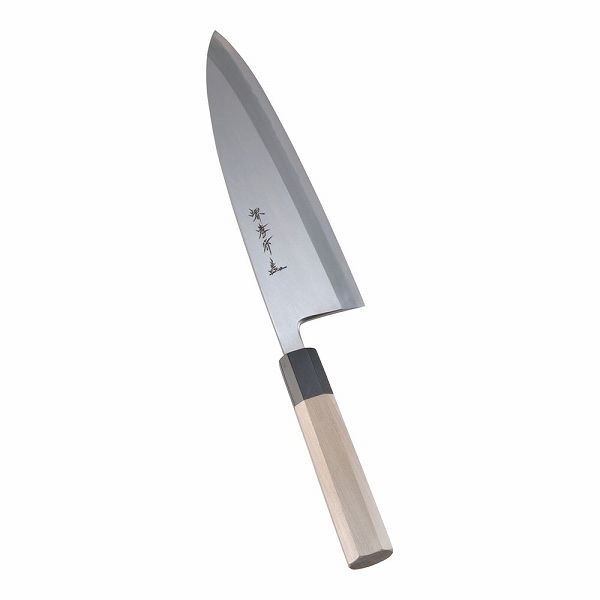 青木刃物製作所 シェフ和包丁 銀三鋼 出刃 22.5cm 片刃 ASE04040