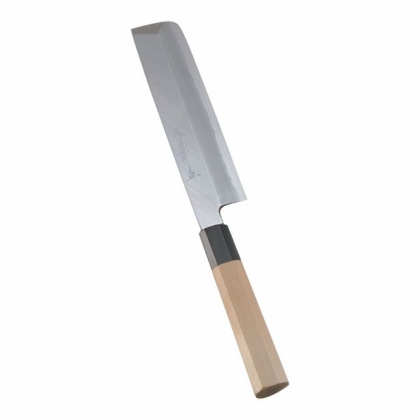 青木刃物製作所 シェフ和包丁 銀三鋼 薄刃 16.5cm 片刃 ASE06062