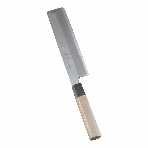 青木刃物製作所 シェフ和包丁 銀三鋼 薄刃 21cm 片刃 ASE06065