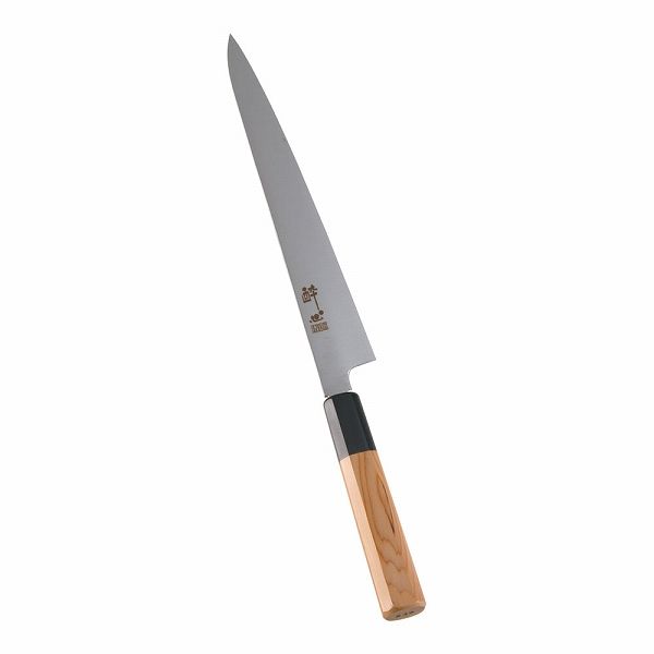 ナイフシステム(Knife System) 酔心INOX本焼和包丁 和筋引 24cm 両刃 45087(ASI5801)