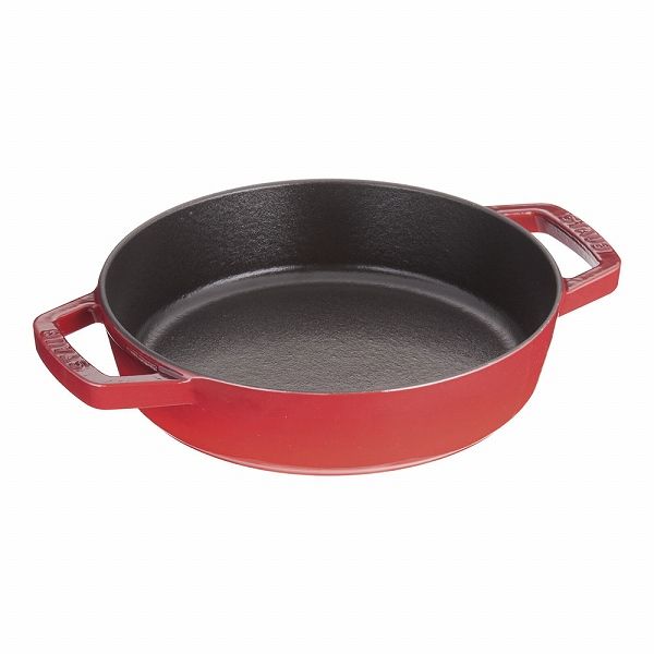 ストウブ(Staub) 両手フライパン チェリー 20cm 鋳鉄 40511-661(ASTN302)