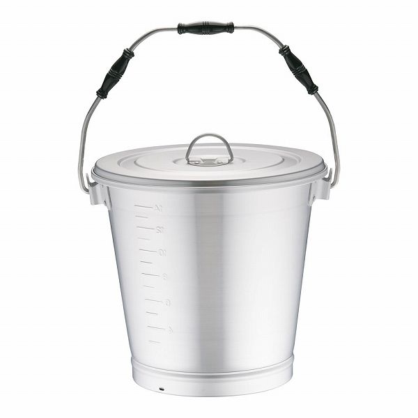 オオイ金属 アルマイト 丸型一重食缶 16L にぎり3ヶ付 216(ASY16216)