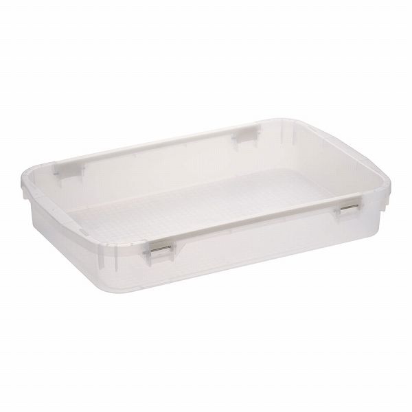 ヤザキ 食器ポリテナー クリアー 浅型 ポリプロピレン SY-28(ASY852)